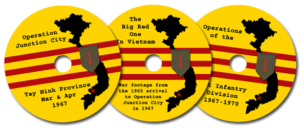 War Footage DVDs - The Big Red One in Vietnam, Operation Junction City, 1st Infantry Division