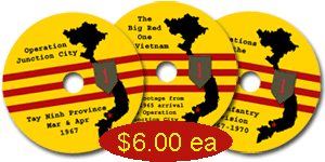 War Footage DVDs - The Big Red One in Vietnam, Operation Junction City, 1st Infantry Division